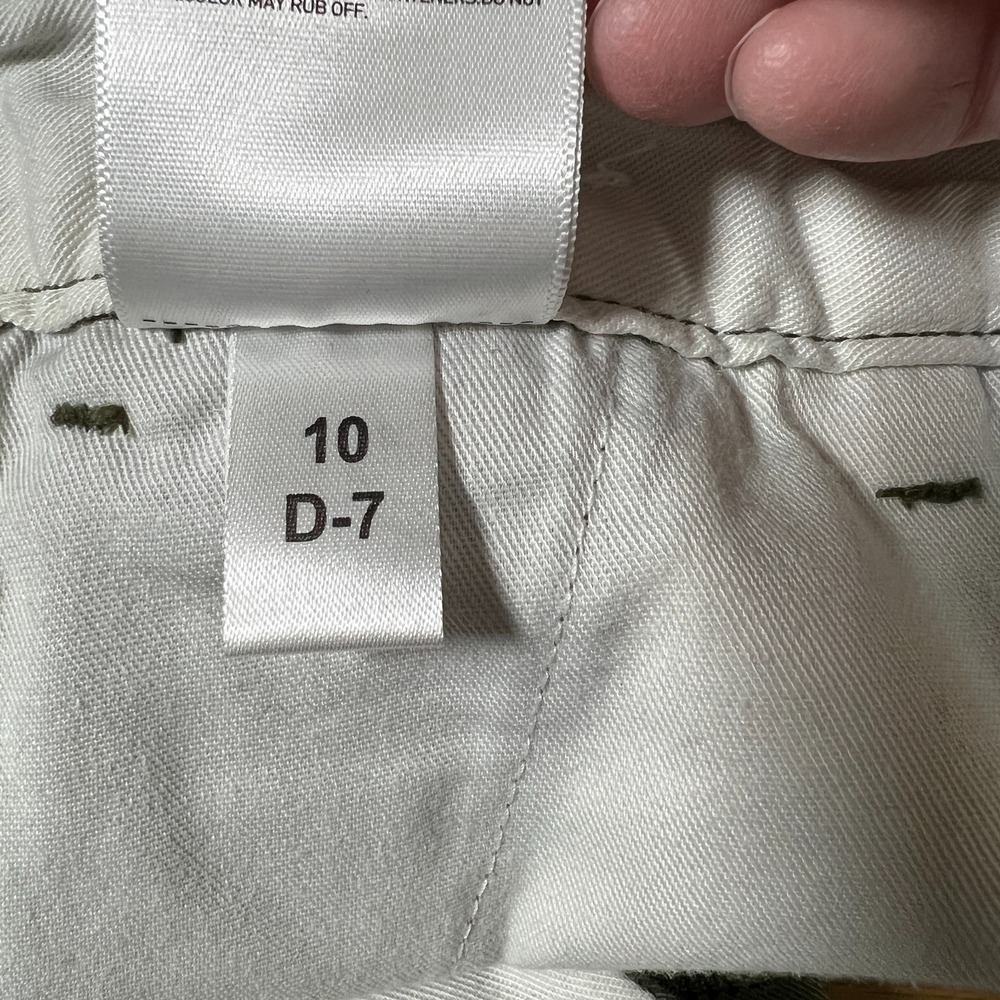 Uniqlo Womens Wide Leg Pants Sz 14 Olive Green Stretch Casual Office Travel - Picture 6 of 6